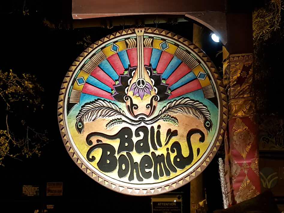 Bali Bohemia Sign