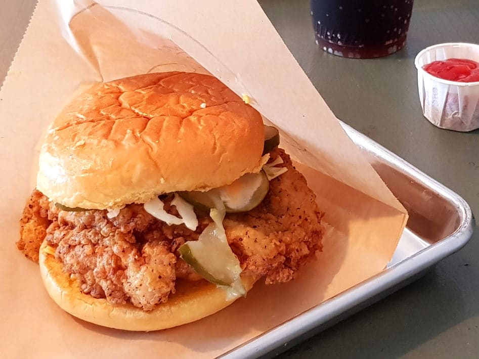 Boxcar Betty's Fried Chicken Sandwich