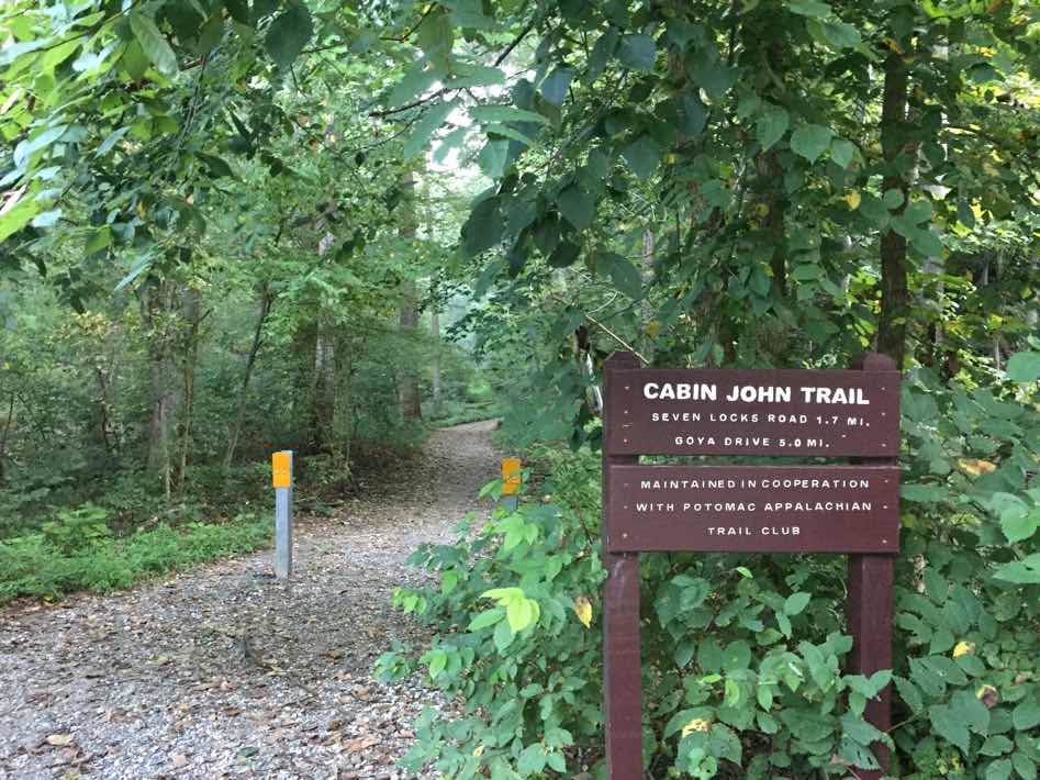 cabin john trail