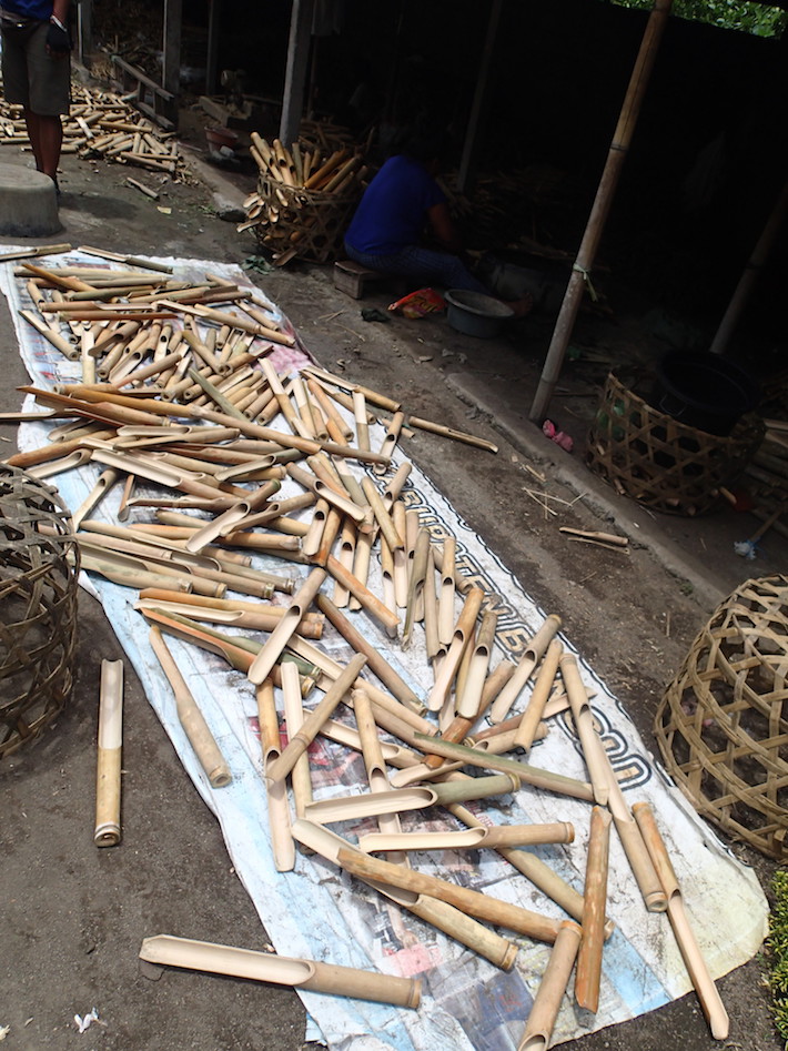 Bamboo carvers Sepeda Bali