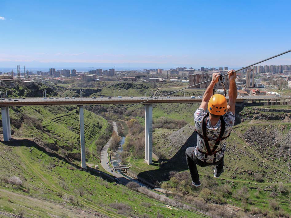 yerevan zip-line armenia